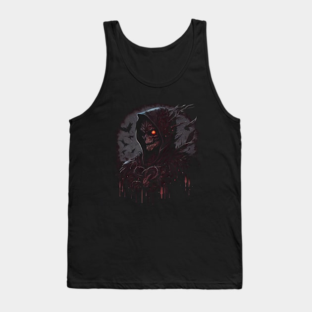 Magic skull Tank Top by gblackid